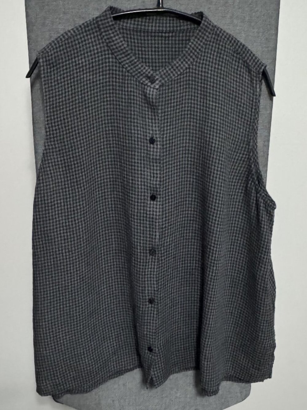 Eileen Fisher Sleeveless Button Up